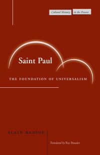 Book Cover for Saint Paul by Alain Badiou