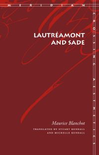 Book Cover for Lautréamont and Sade by Maurice Blanchot