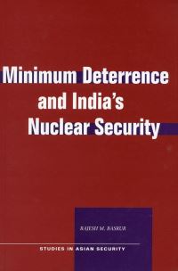 Book Cover for Minimum Deterrence and India's Nuclear Security by Rajesh M Basrur