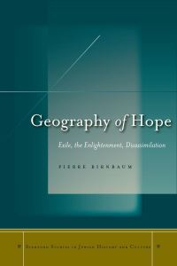Book Cover for Geography of Hope by Pierre Birnbaum