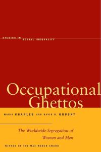 Book Cover for Occupational Ghettos by Maria Charles, David B Grusky