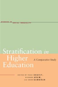 Book Cover for Stratification in Higher Education by Yossi Shavit