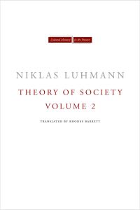 Book Cover for Theory of Society, Volume 2 by Niklas Luhmann