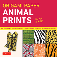 Book Cover for Origami Paper - Animal Prints - 8 1/4