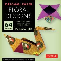 Book Cover for Origami Paper - Floral Designs - 6