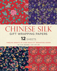 Book Cover for Chinese Silk Gift Wrapping Papers - 12 Sheets by Tuttle Studio