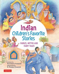 Book Cover for Indian Children's Favourite Stories by Rosemarie Somaiah