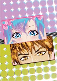 Book Cover for Manga Eyes Paperback Journal: Dotted Notebook by Tuttle Studio