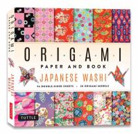 Book Cover for Japanese Washi Origami Paper and Book by Tuttle Studio edited by
