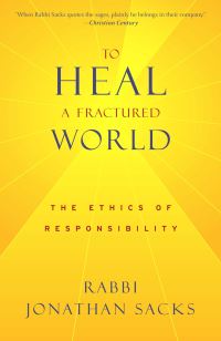 Book Cover for To Heal a Fractured World by Jonathan Sacks