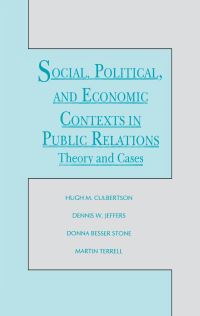 Book Cover for Social, Political, and Economic Contexts in Public Relations by Hugh M Culbertson