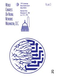 Book Cover for Proceedings of the 1995 World Congress on Neural Networks by Joseph T DeWitte