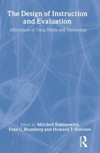 Book Cover for The Design of Instruction and Evaluation by Mitchell Rabinowitz, Fran Blumberg, Howard T Everson