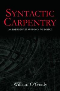 Book Cover for Syntactic Carpentry by William OGrady