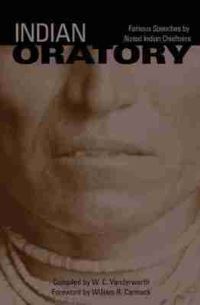 Book Cover for Indian Oratory by W C Vanderwerth