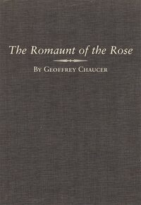 Book Cover for The Romaunt of the Rose by Geoffrey Chaucer, Charles Dahlberg