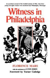 Book Cover for Witness in Philadelphia by Florence Mars