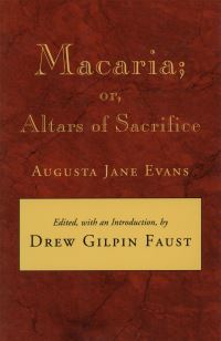 Book Cover for Macaria by Augusta Jane Evans