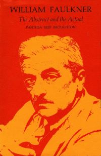 Book Cover for William Faulkner by Panthea Reid Broughton