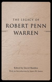 Book Cover for The Legacy of Robert Penn Warren by David Madden