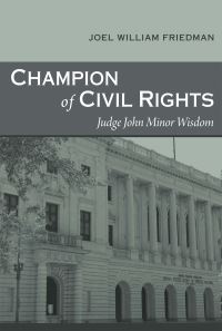Book Cover for Champion of Civil Rights by Joel Wm Friedman