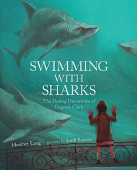 Book Cover for Swimming With Sharks by Heather Lang