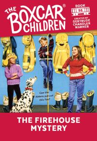 Book Cover for The Firehouse Mystery by Gertrude Chandler Warner