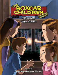 Book Cover for The Haunted Cabin Mystery by Gertrude Chandler Warner