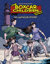 Book Cover for The Lighthouse Mystery by Joeming W Dunn, Gertrude Chandler Warner