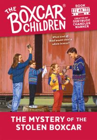 Book Cover for The Mystery of the Stolen Boxcar by Gertrude Chandler Warner