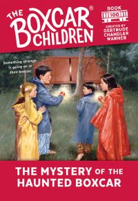 Book Cover for The Mystery of the Haunted Boxcar by Gertrude Chandler Warner