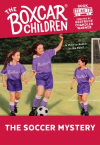 Book Cover for The Soccer Mystery by Gertrude Chandler Warner, Charles Tang