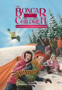 Book Cover for The Mystery of the Stolen Snowboard by Gertrude Chandler Warner