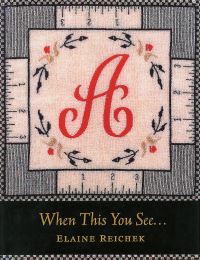 Book Cover for Elaine Reichek - When This You See... by Elaine Reichek