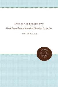Book Cover for Why Peace Breaks Out by Stephen R Rock