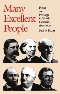 Book Cover for Many Excellent People by Paul D Escott