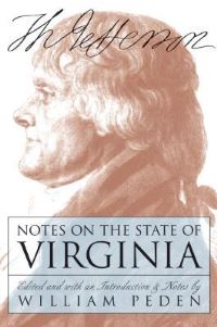 Book Cover for Notes on the State of Virginia by William Peden
