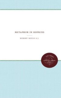 Book Cover for Metaphor in Hopkins by Robert Boyle