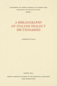 Book Cover for A Bibliography of Italian Dialect Dictionaries by Alberto DElia