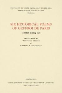 Book Cover for Six Historical Poems of Geffroi De Paris by Geffroi