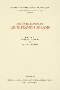 Book Cover for Essays in Honor of Louis Francis Solano by Louis Francis Solano