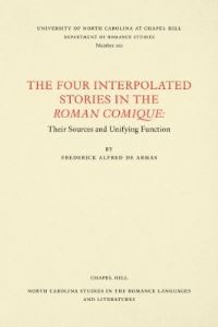 Book Cover for The Four Interpolated Stories in the Roman Comique by Frederick A De Armas