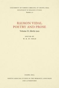 Book Cover for Raimon Vidal, Poetry and Prose. Volume II Abrile Issia by Raimon Vidal
