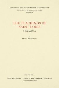Book Cover for The Teachings of Saint Louis by David OConnell