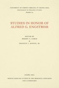 Book Cover for Studies in Honor of Alfred G. Engstrom by Alfred G Engstrom