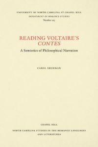 Book Cover for Reading Voltaire's Contes by Carol L Sherman
