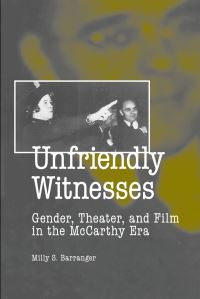 Book Cover for Unfriendly Witnesses by Milly S Barranger
