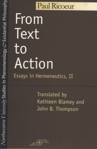 Book Cover for From Text to Action by Paul Ricoeur