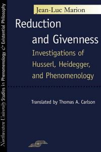 Book Cover for Reduction and Givenness by JeanLuc Marion