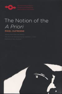 Book Cover for The Notion of the a Priori by Mikel Dufrenne, Edward S Casey